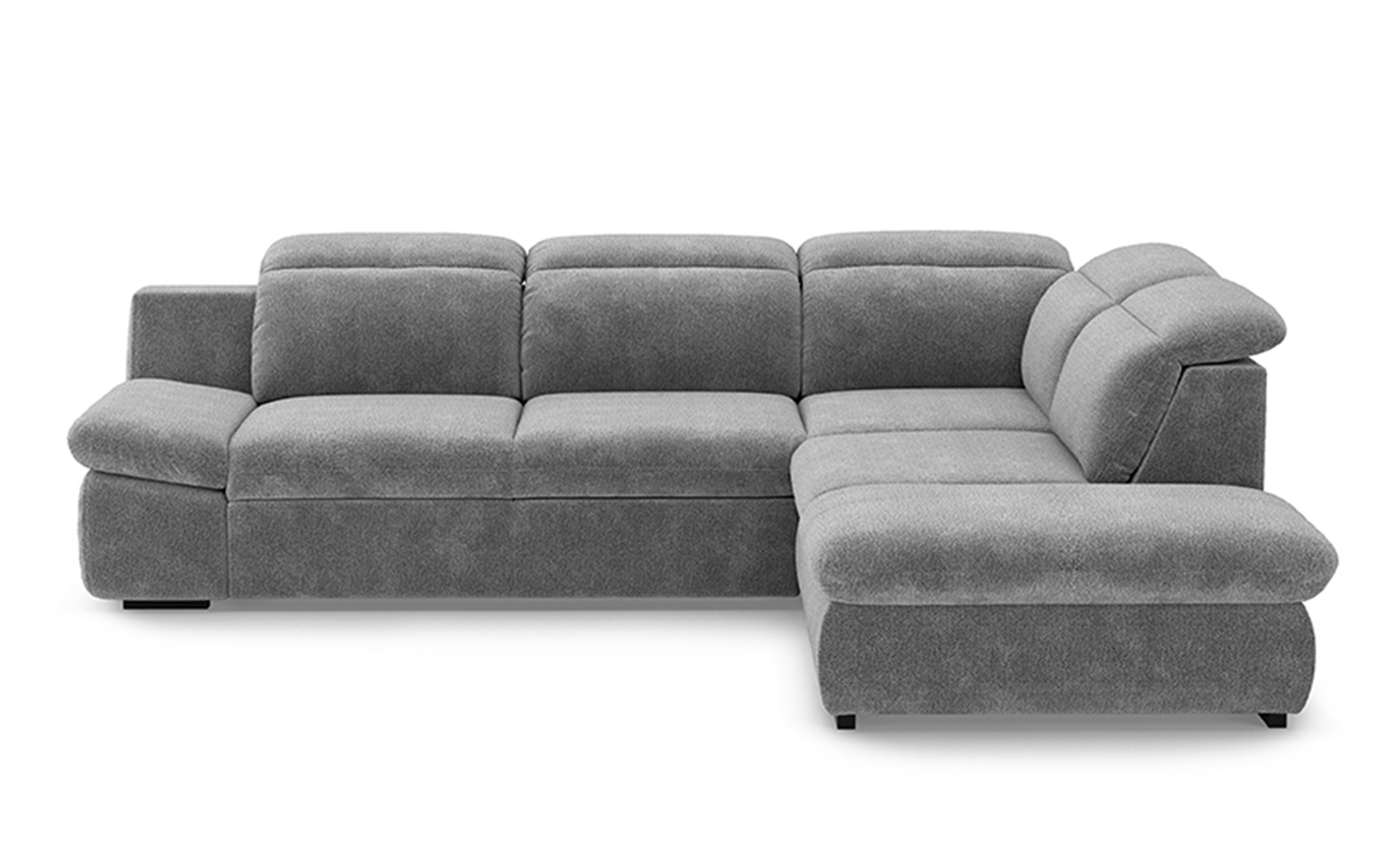 Extendable corner sofa Loran, grey  4